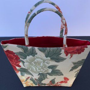 Vintage Floral Handbag by Margaret Smith